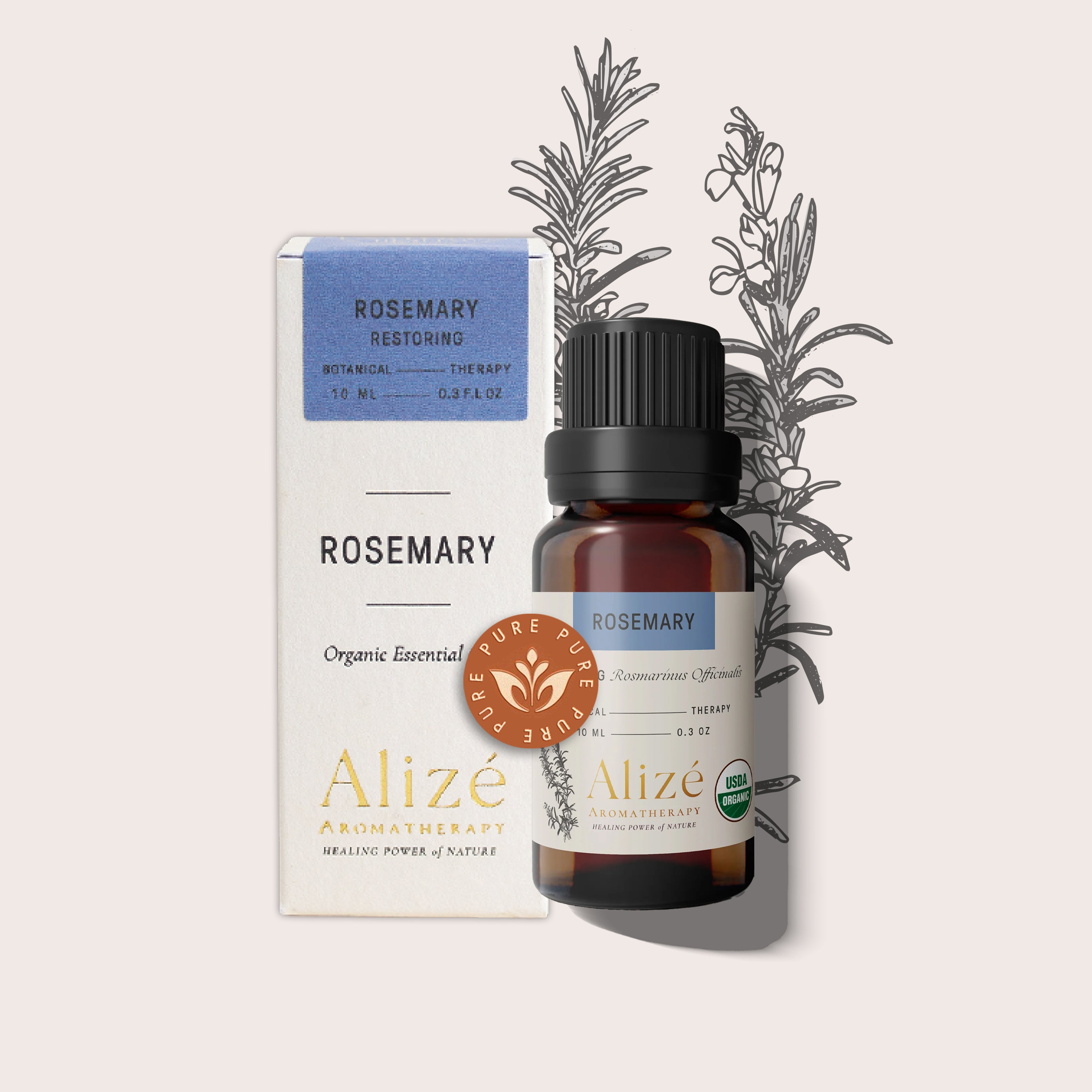 Organic Rosemary Essential Oil - 10ml