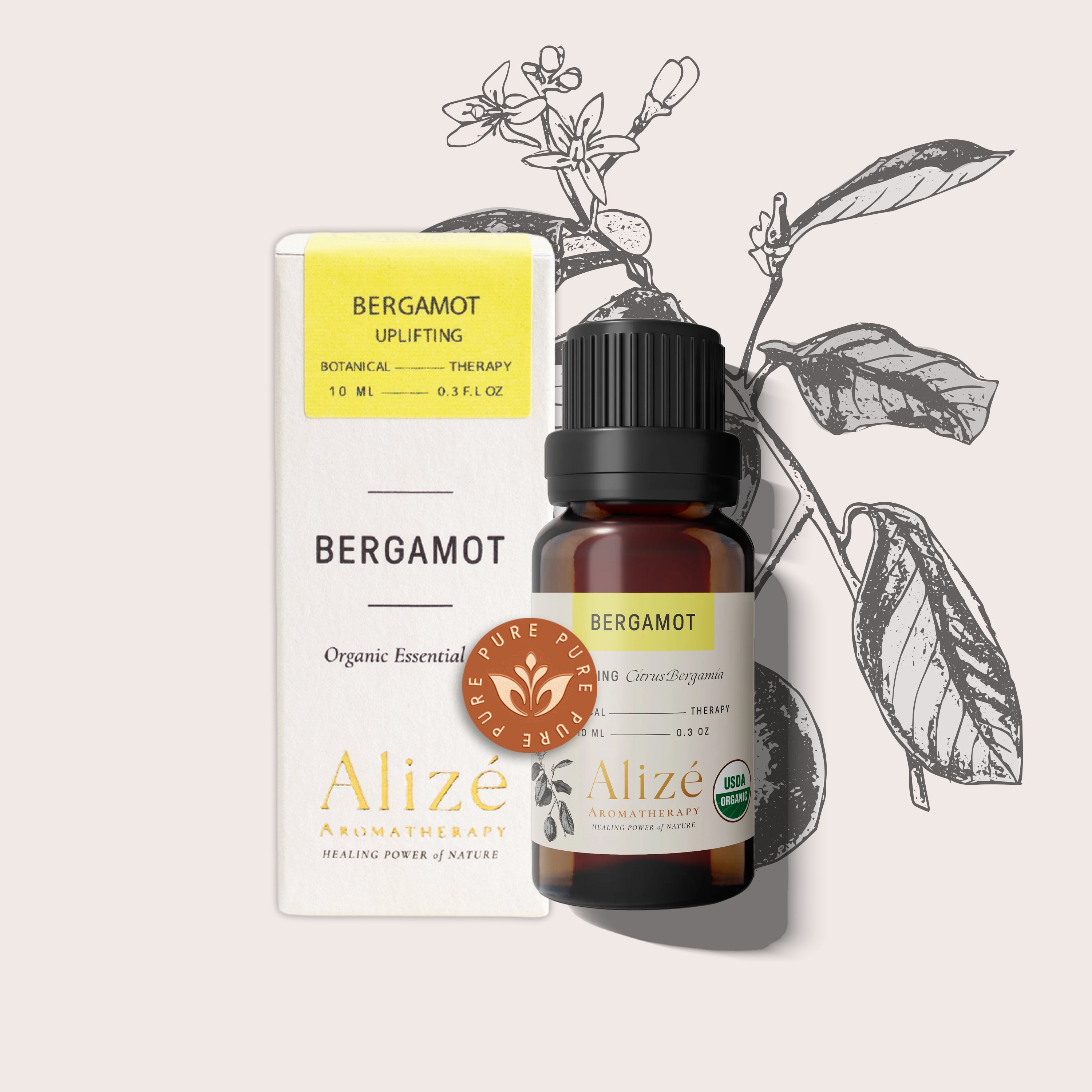 Organic Bergamot Essential Oil - 10ml