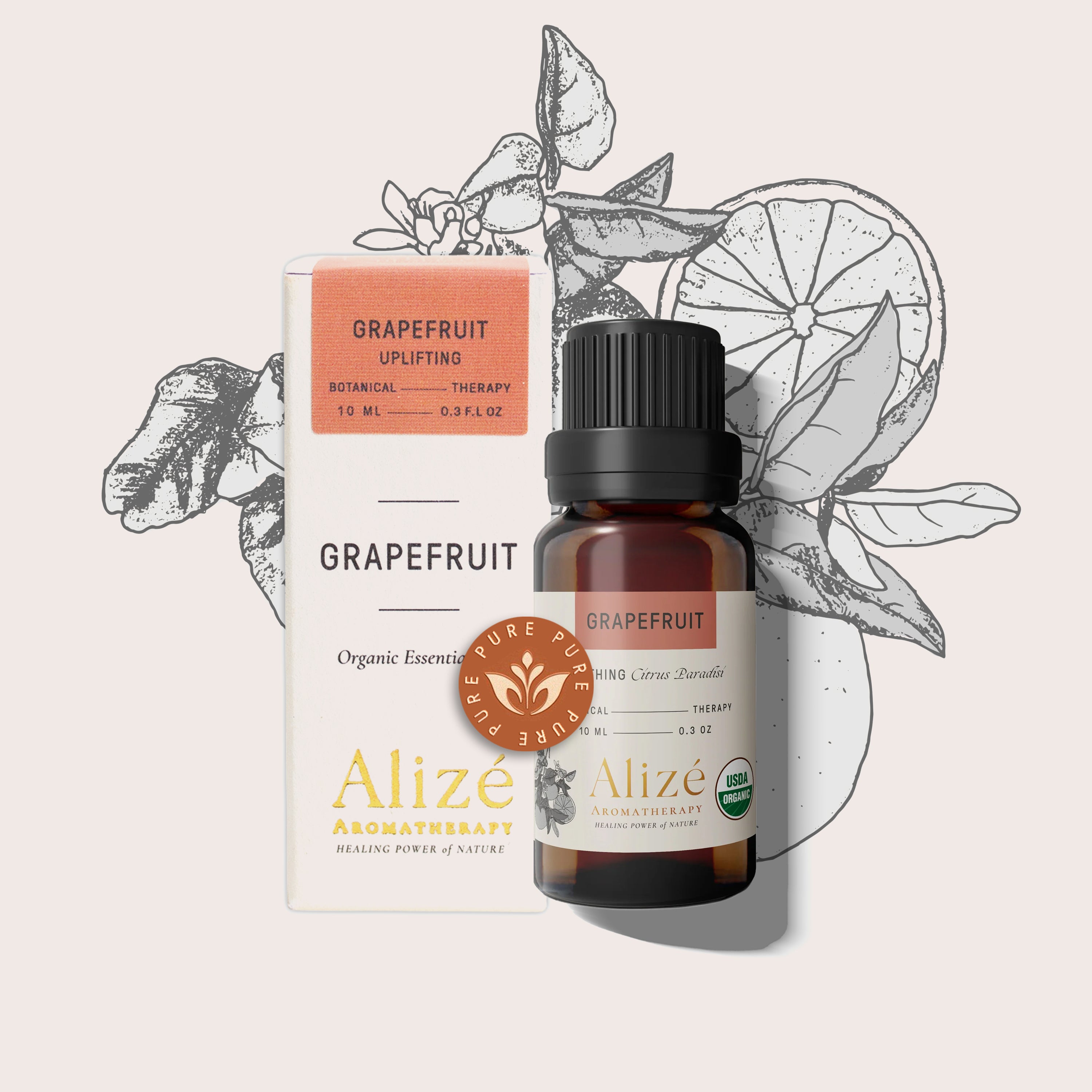Organic Grapefruit Essential Oil - 10ml