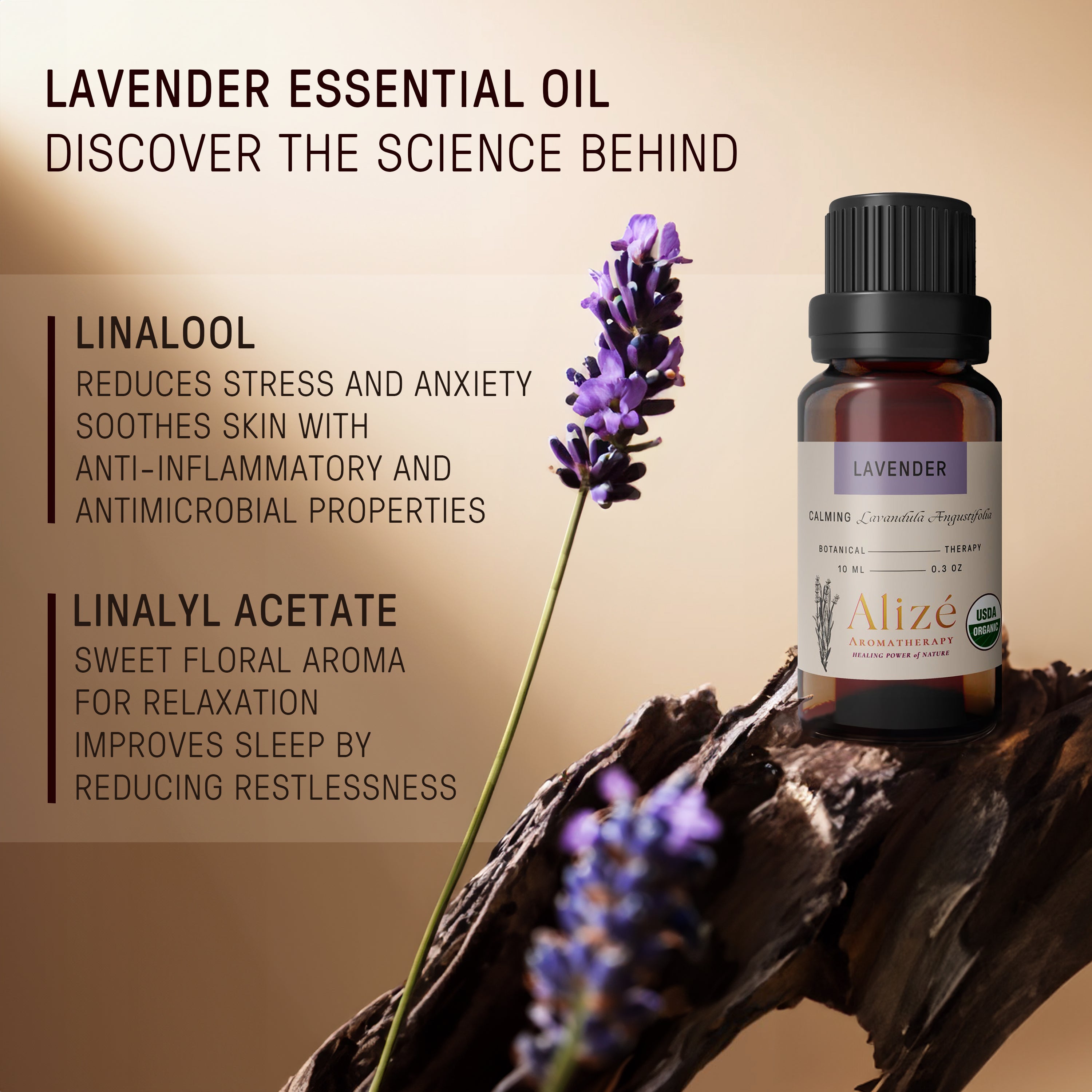 Organic Lavender Essential Oil - 10ml