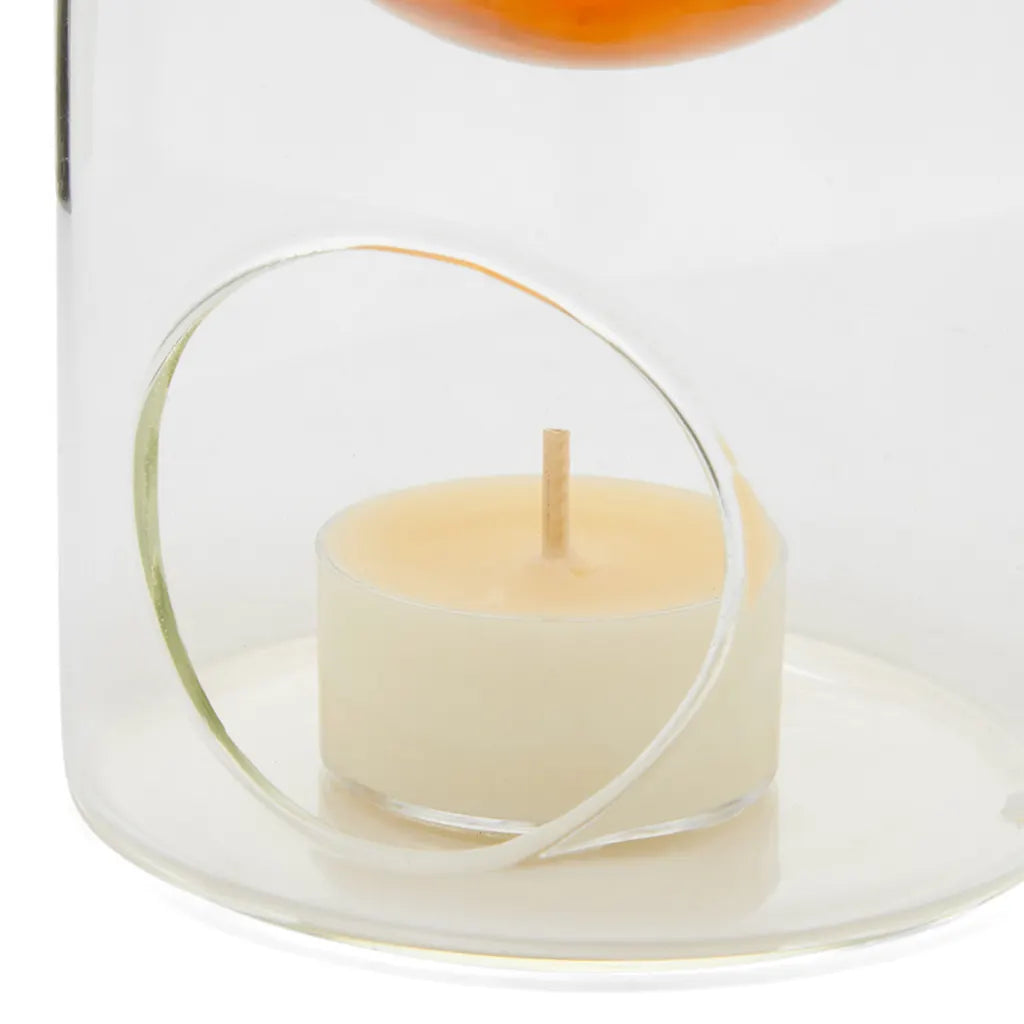 Alize Living Oil Burner with Tea Light Candle Yellow Diffuser