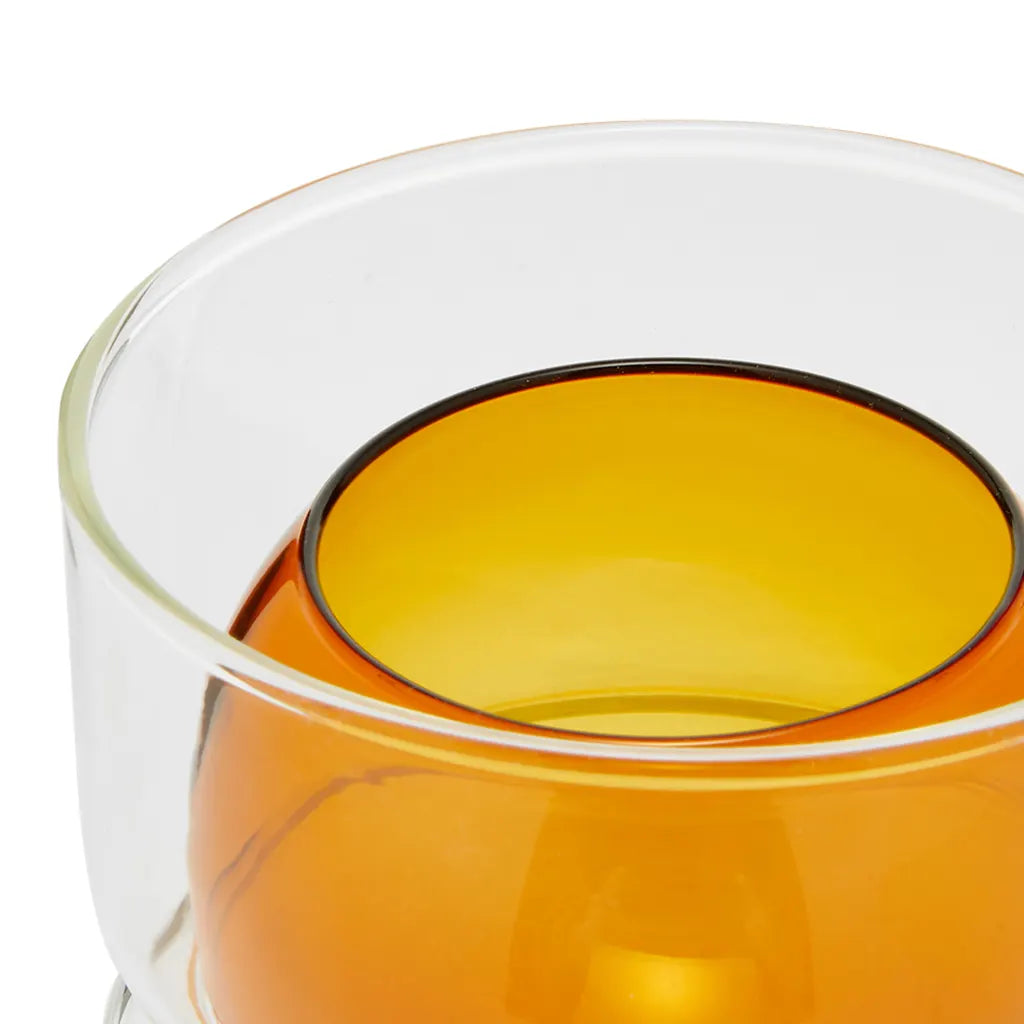 Alize Living Oil Burner with Tea Light Candle Yellow Diffuser