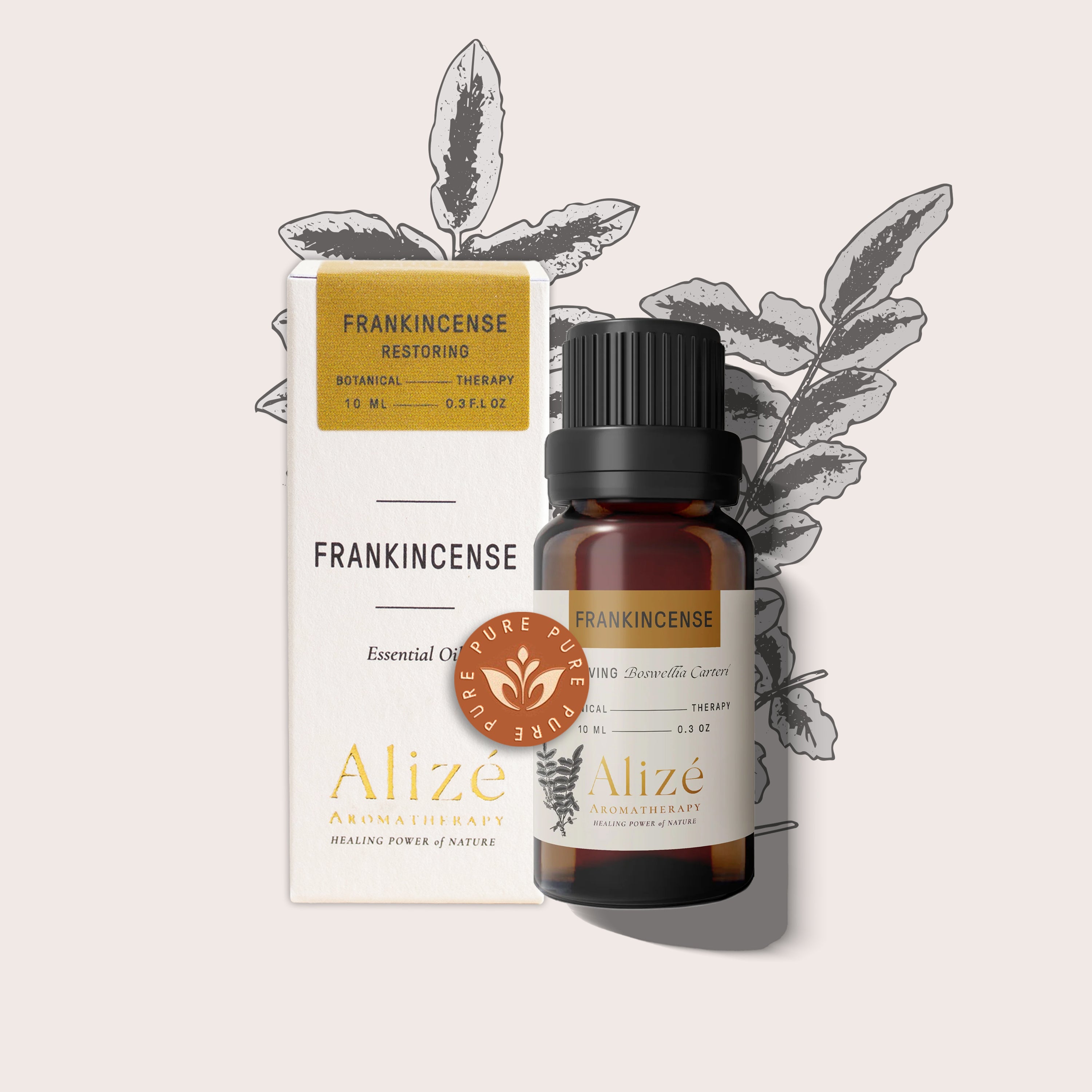 Frankincense Essential Oil - 100% Pure - 10ml Natural Aromatherapy Oil for Skin & Relaxation