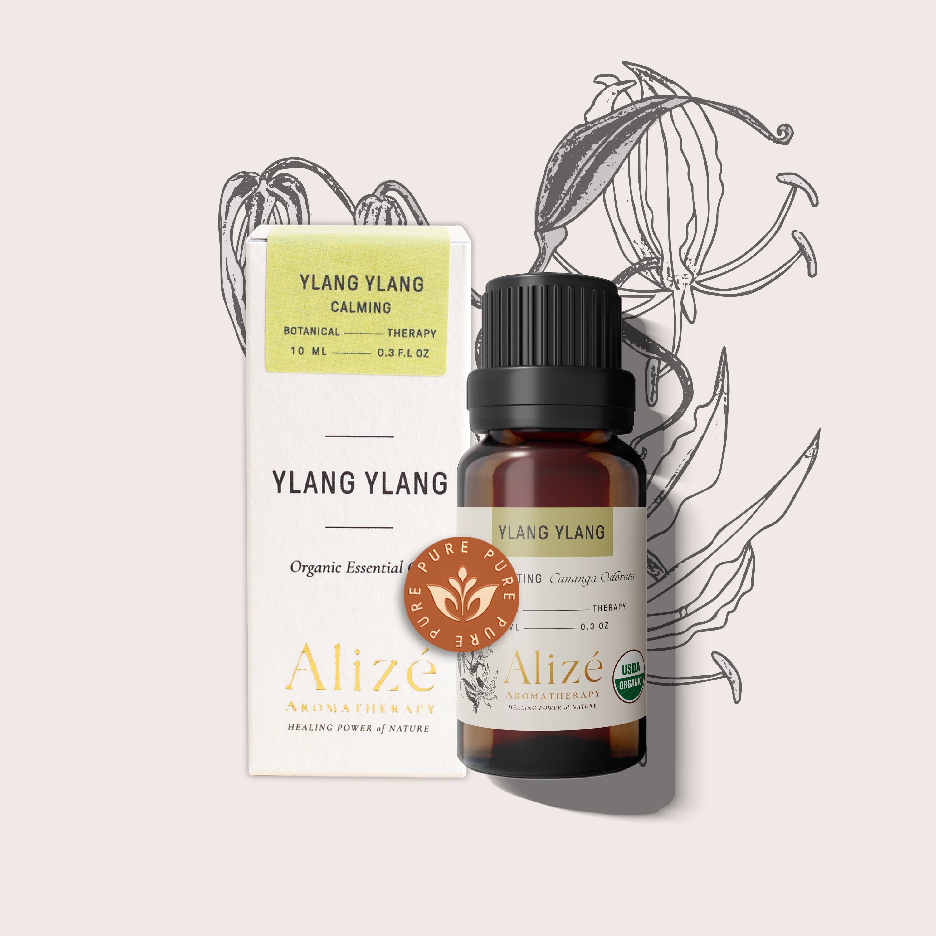 Organic Ylang Ylang Essential Oil - 10ml