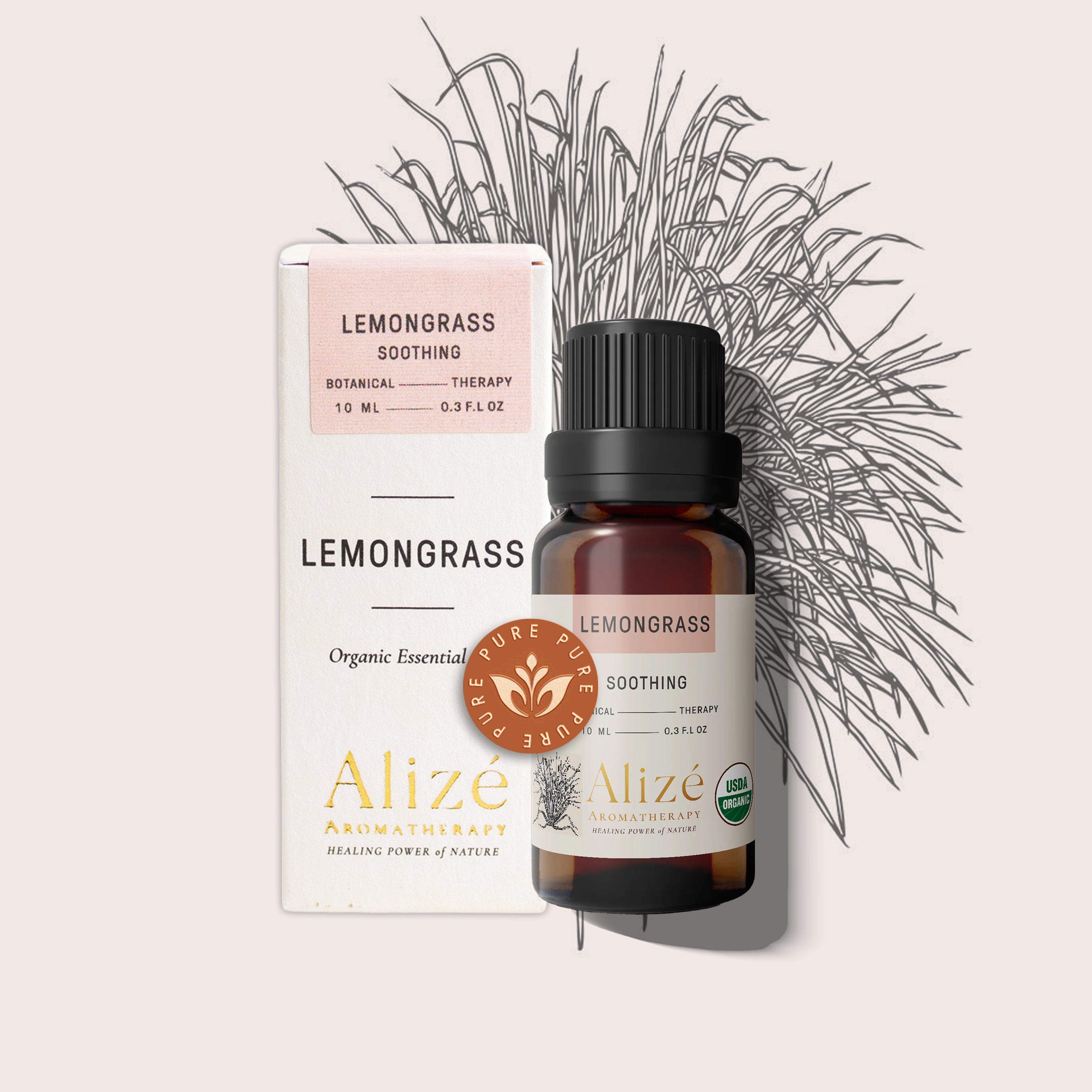 Organic Lemongrass Essential Oil - 10ml