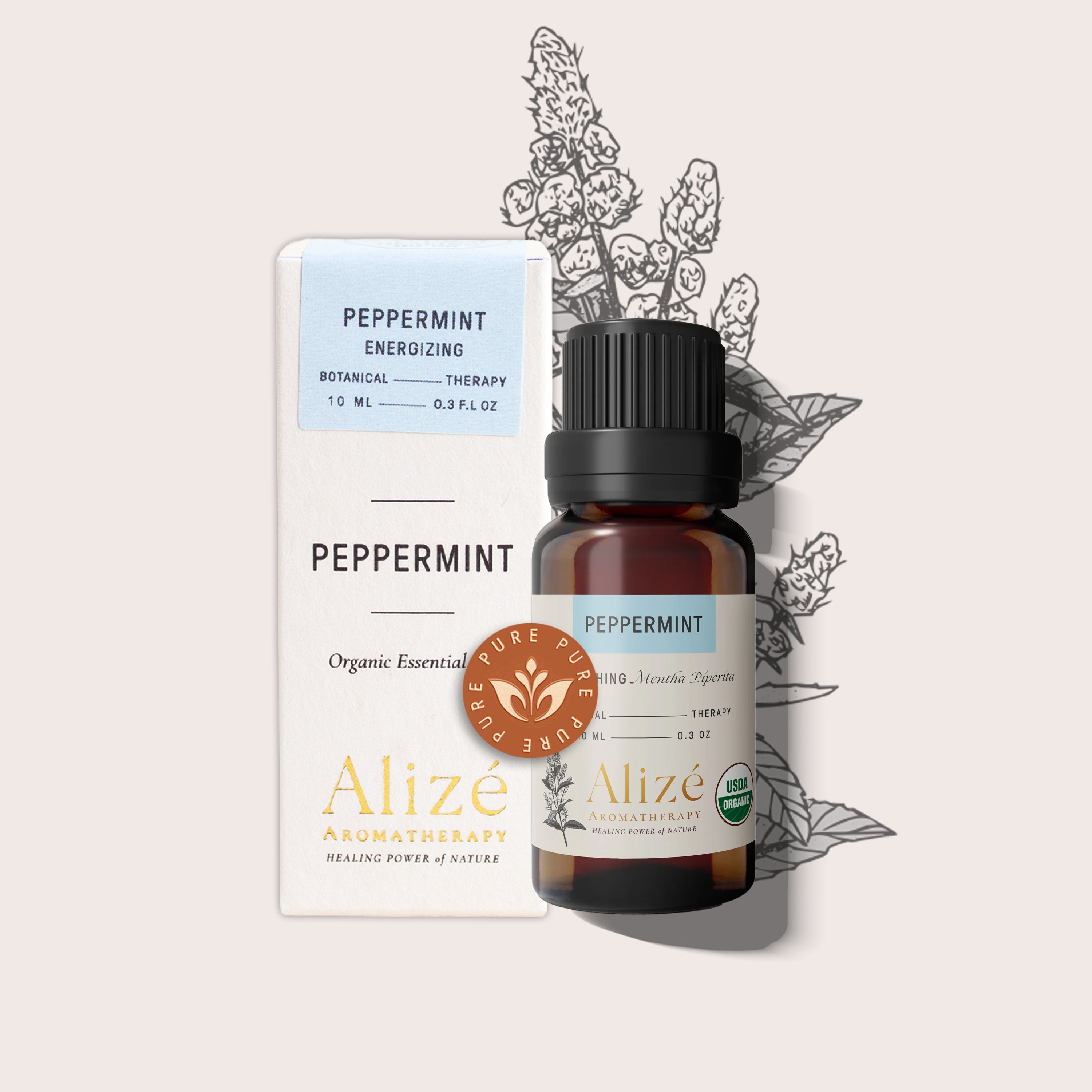 Organic Peppermint Essential Oil - 10ml