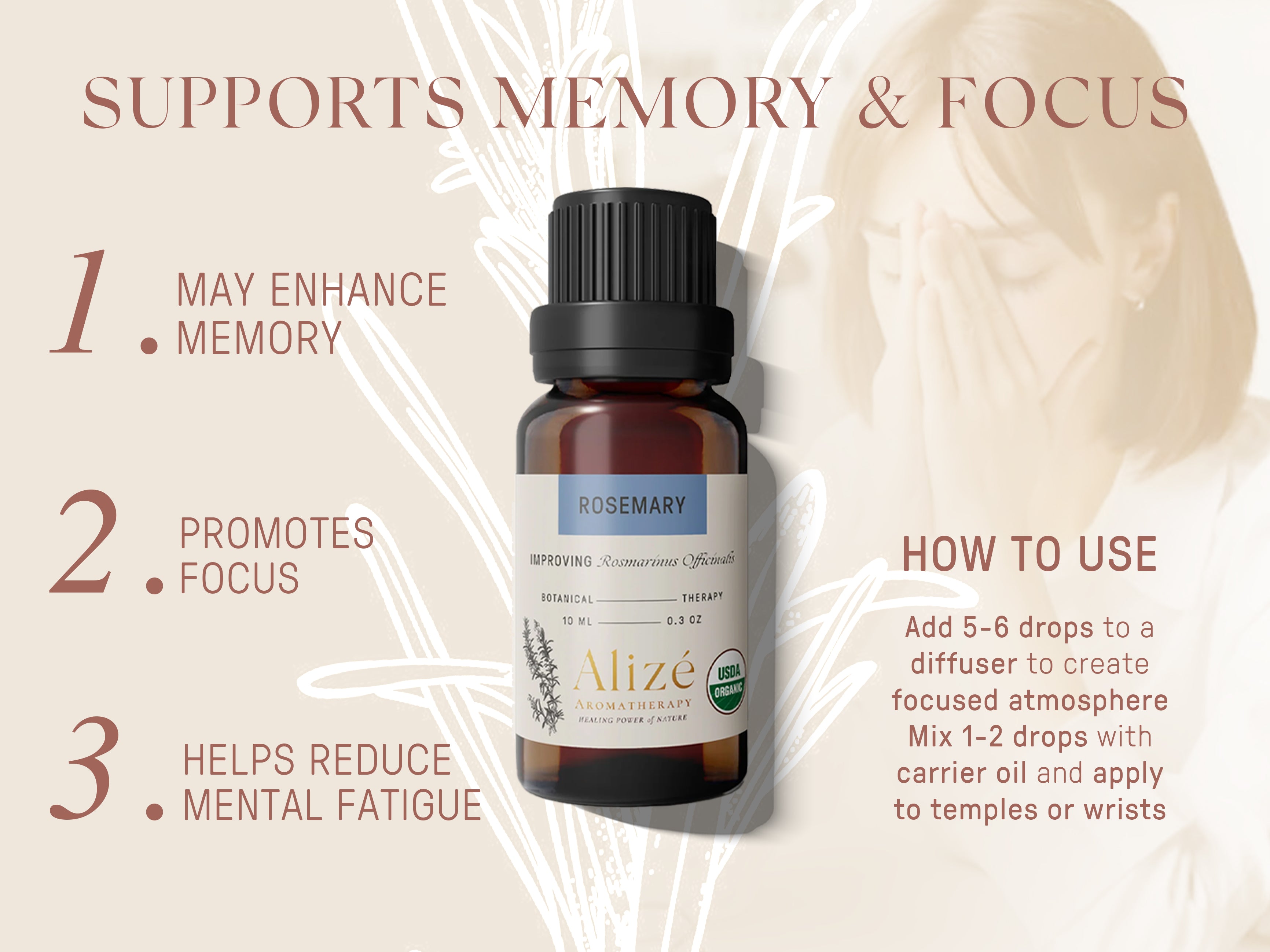 Organic Rosemary Essential Oil - 10ml