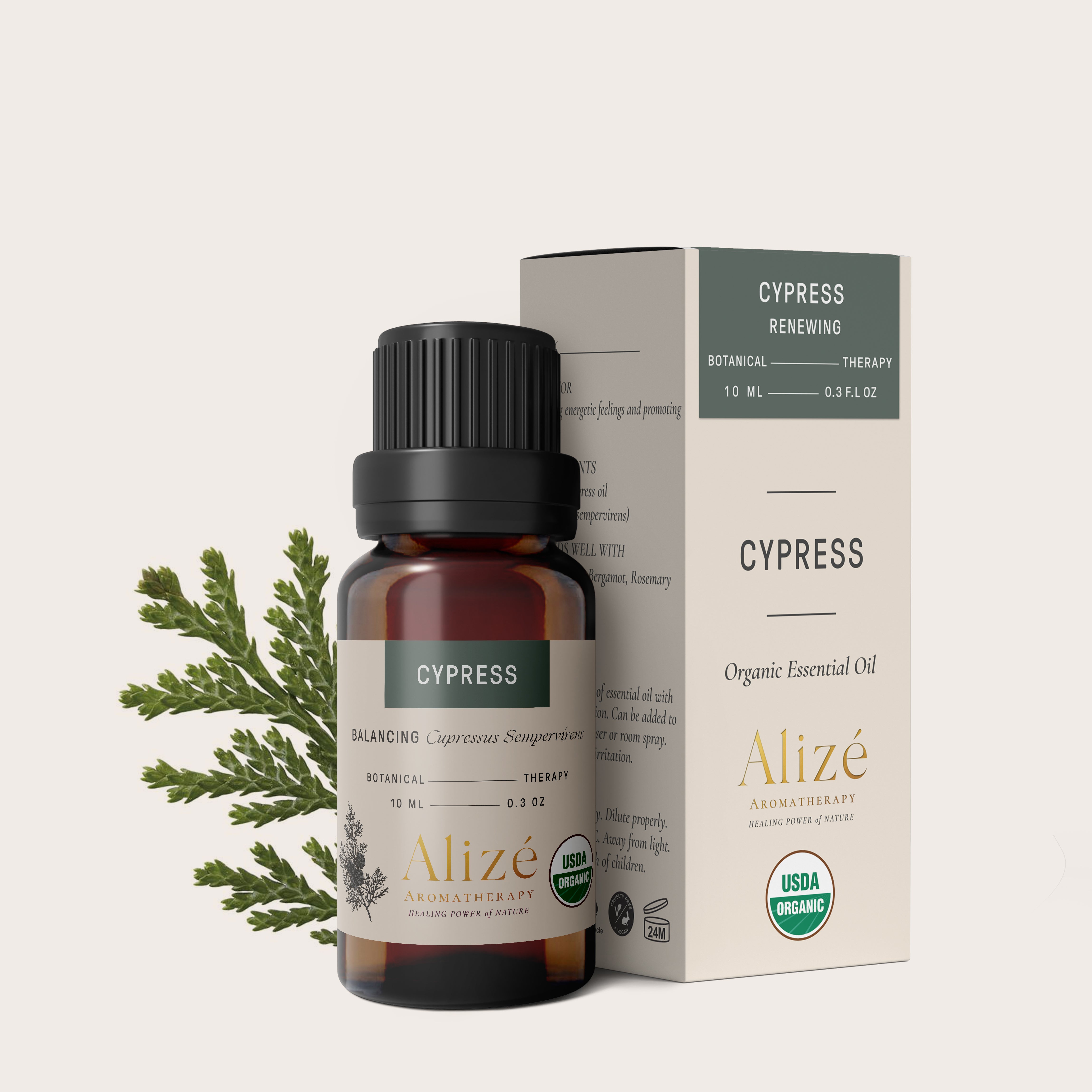 Alize Living Organic Cypress Essential Oil - 10ml