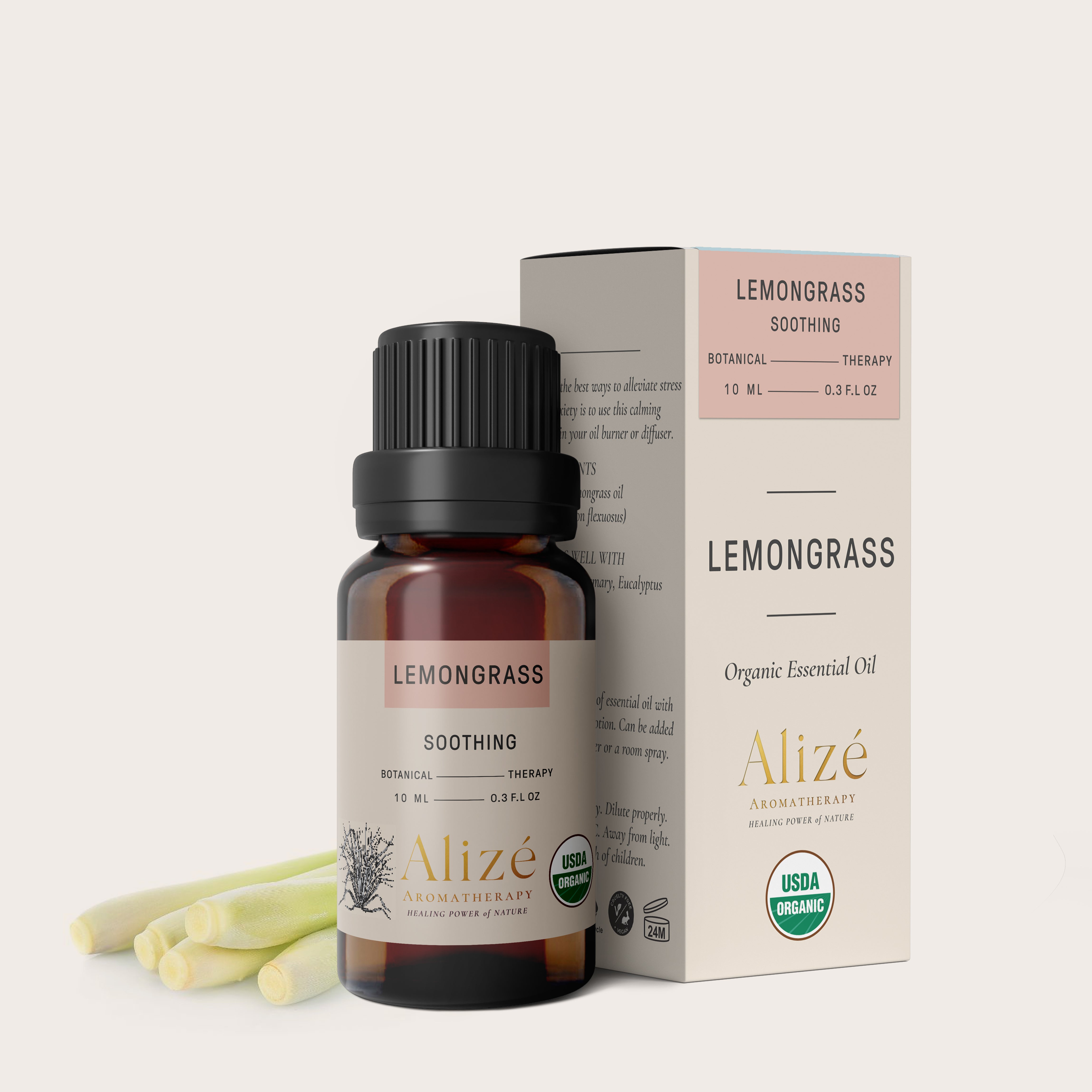 Alize Living Organic Lemongrass Essential Oil - 10ml