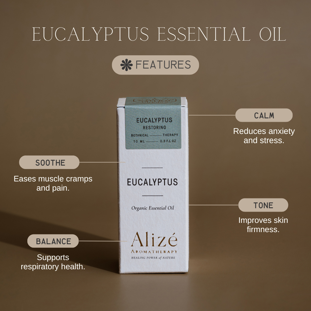 Alize Living Organic Eucalyptus Essential Oil - 10ml