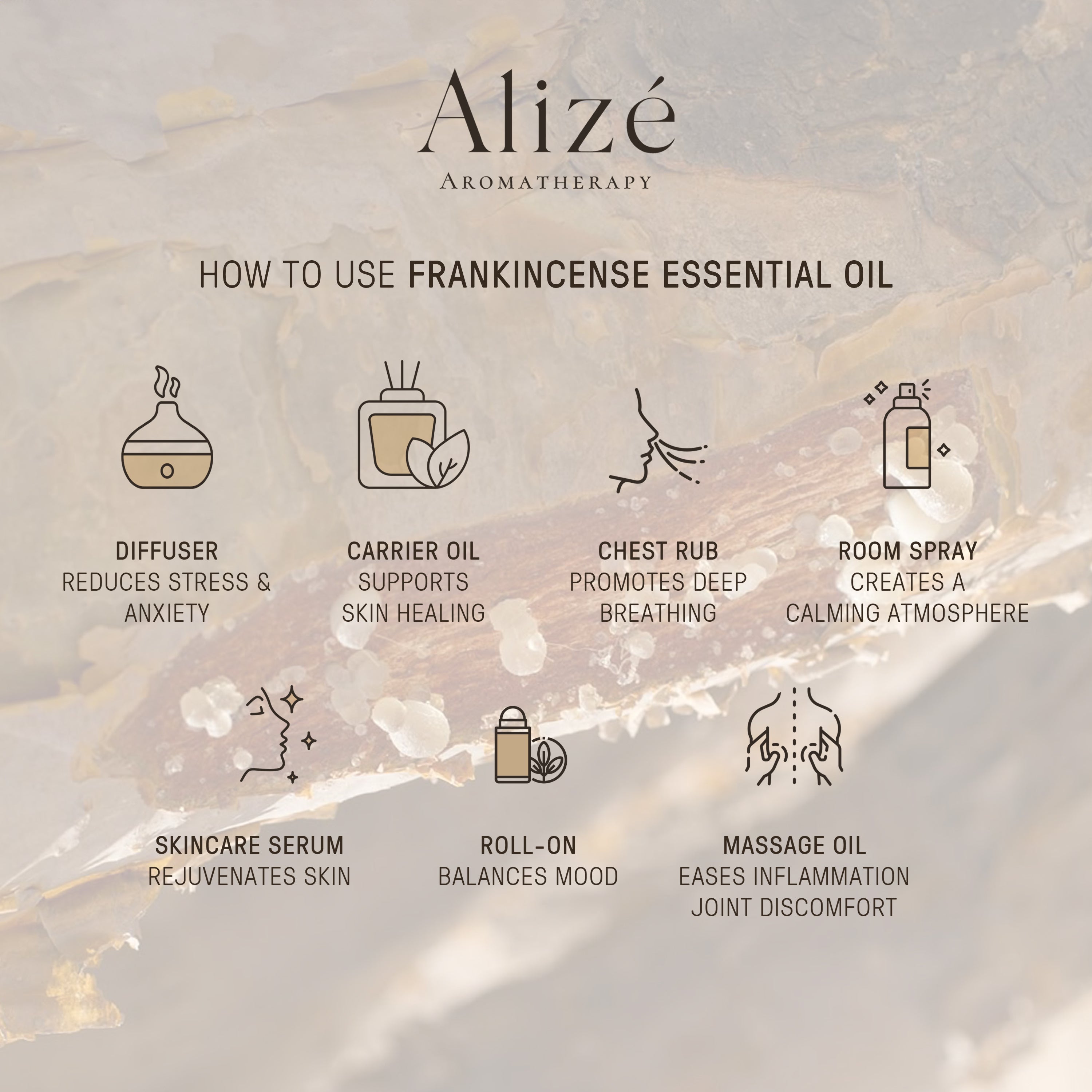 Frankincense Essential Oil - 100% Pure - 10ml Natural Aromatherapy Oil for Skin & Relaxation