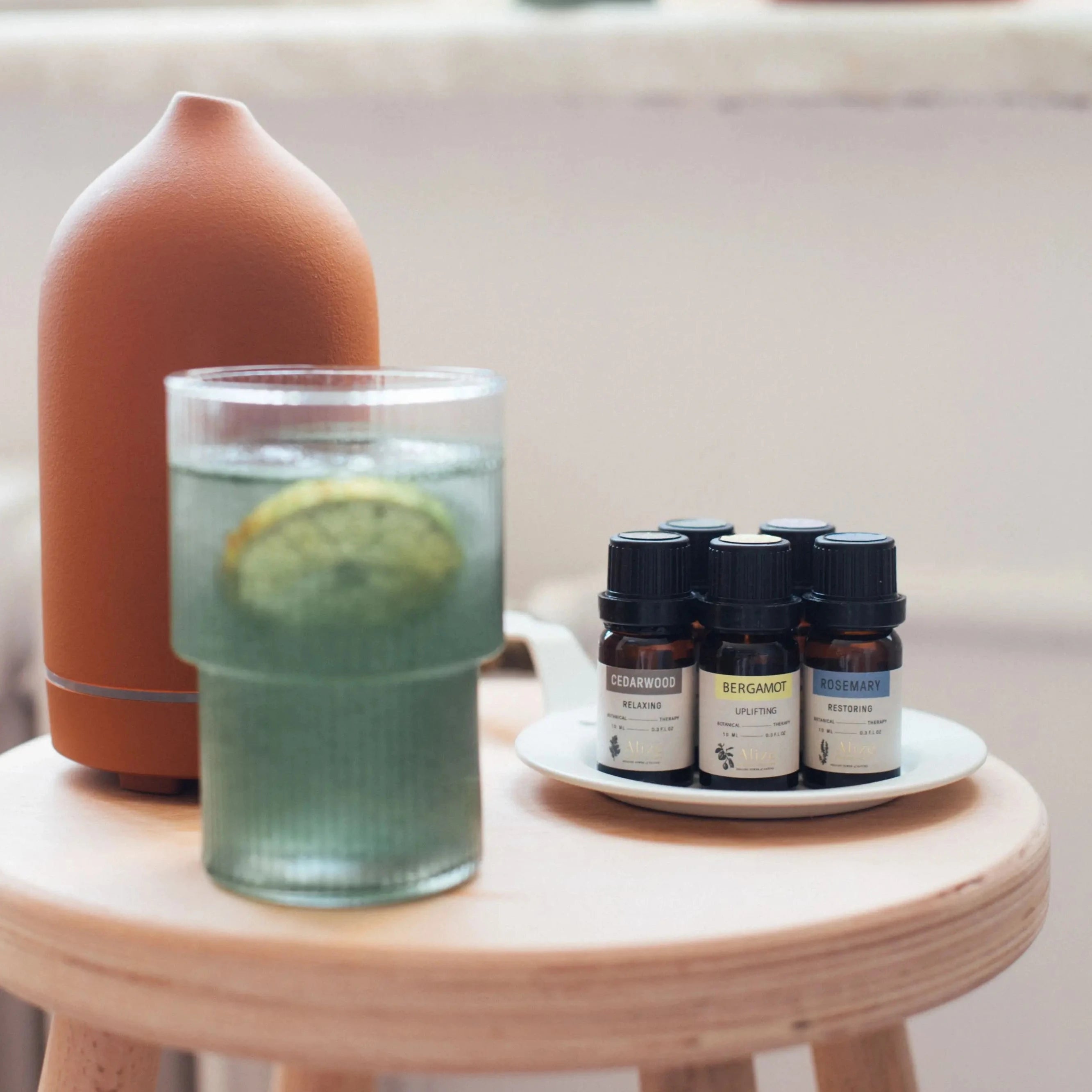 Alize Living Organic Aries Oils Set: Peppermint & Cedarwood